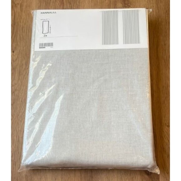 IKEA HANNALILL Curtains Drapes 57'x98' Gray Light Filtering Versatile Hanging - Picture 2 of 2